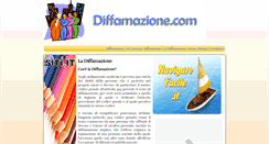 Desktop Screenshot of diffamazione.com