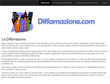 Tablet Screenshot of diffamazione.com